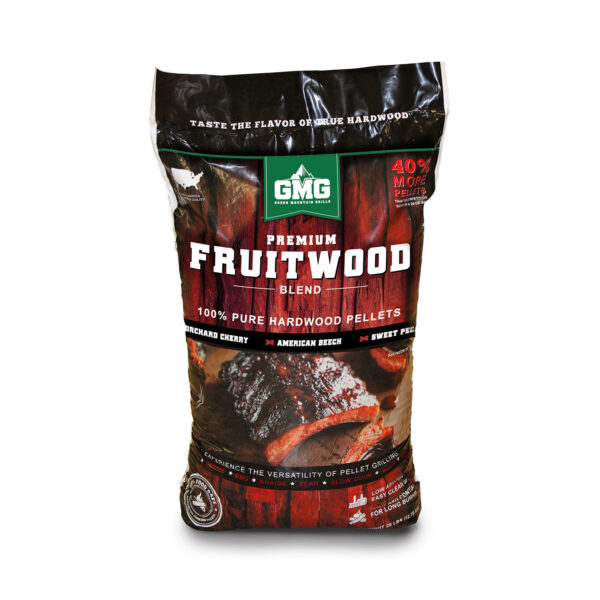 Premium Fruitwood Blend Pellets - 28lb Bag